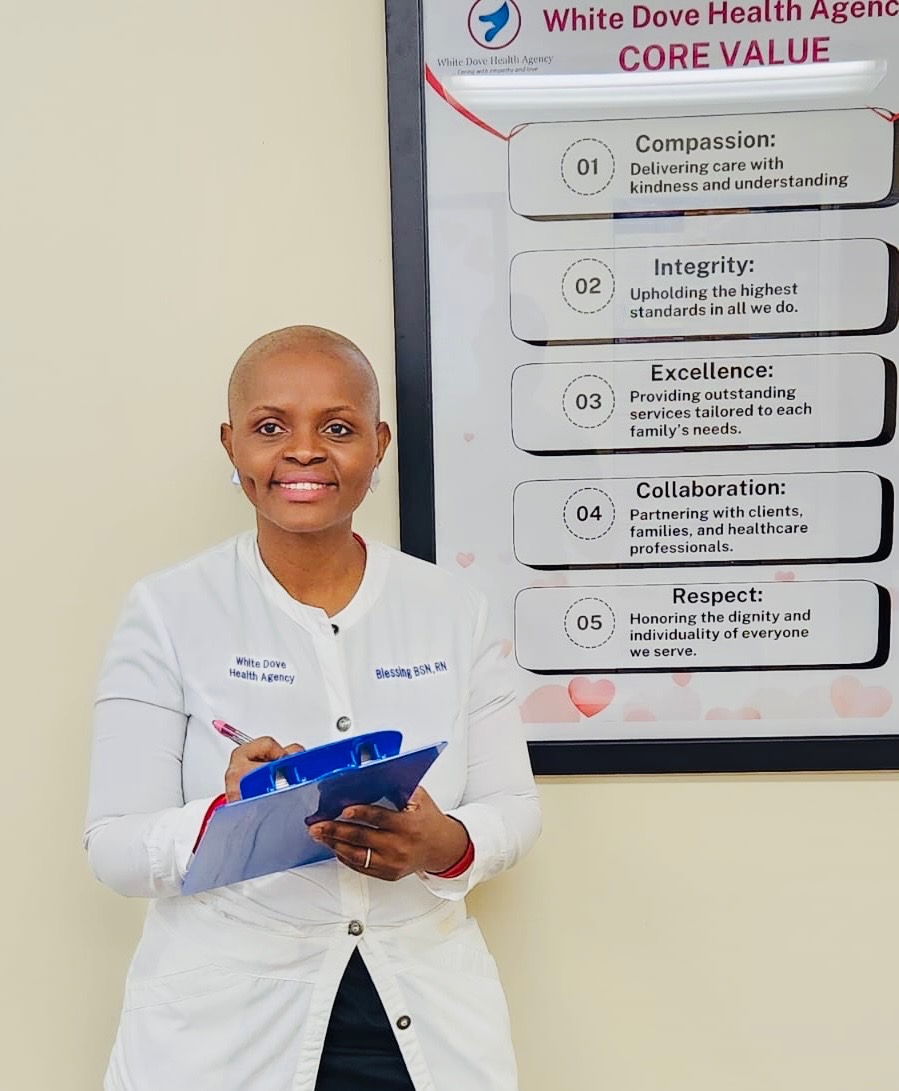 Blessing Pessu, RN, BSN — Founder and Director of Nursing